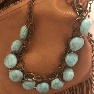 Boho pebble necklace